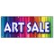 Signmission ART SALE BANNER SIGN artist paint brush supply canvas artwork signs B-96 Art Sale - alternate 1